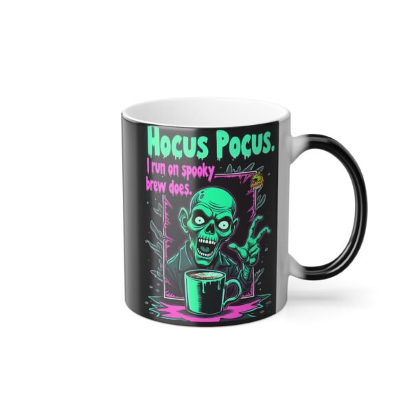 Hocus Pocus Mug | Color Changing Heat Reveal Coffee Mug | Witchy Halloween Cup | Magical Fall Drinkware | Spooky Christmas Gift - Image 4