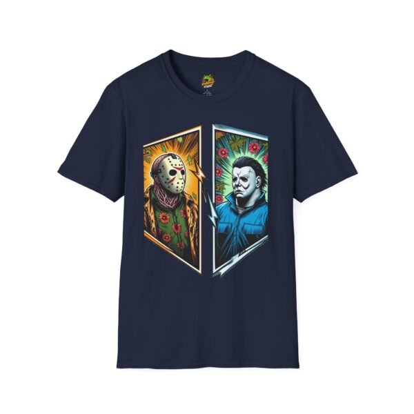 Michael Myers Shirt | Jason Voorhees Funny Vintage Horror Tee - Image 49