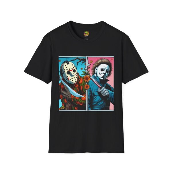 Michael Myers Vintage Shirt | Jason Voorhees Funny Horror Picnic Tee - Image 5