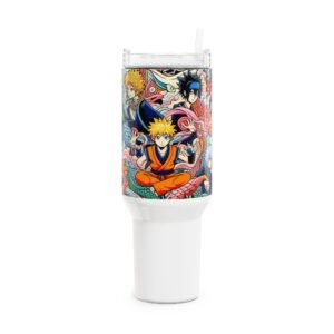 Stanley Comics Themed Tumbler | Geek and Anime Fans Drinkware | Colorful Cartoon Tumbler