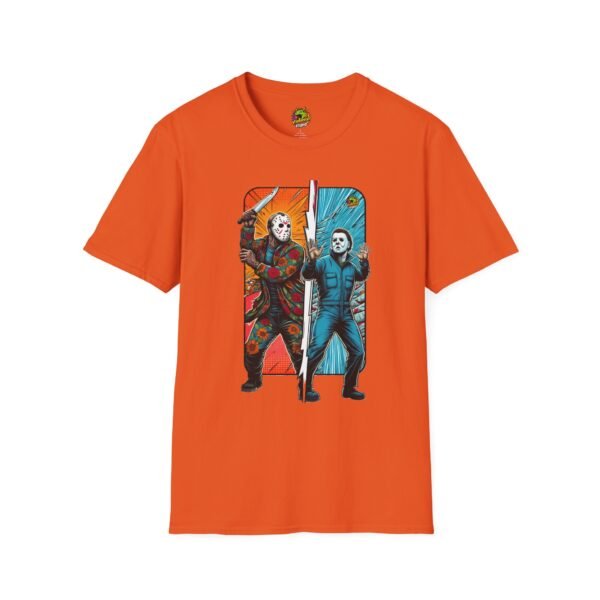 Jason Voorhees & Michael Myers Funny Horror Tee | Halloween Shirt - Image 17