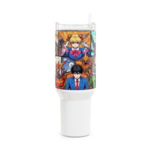Stanley Tumbler | Geeky Drinkware for Anime Fans | Colorful Cartoon Tumbler for Gamers