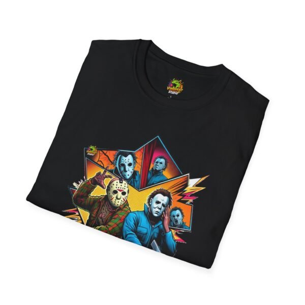 Jason Voorhees & Michael Myers Shirt | Funny Halloween Horror Tee - Image 8