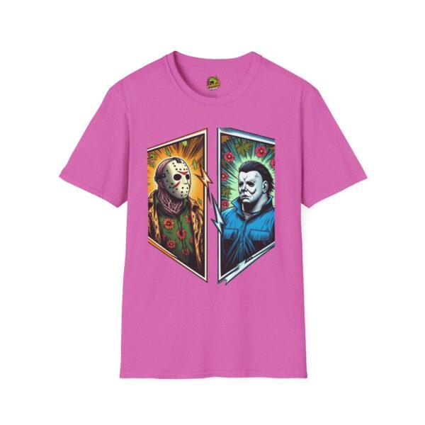 Michael Myers Shirt | Jason Voorhees Funny Vintage Horror Tee - Image 61