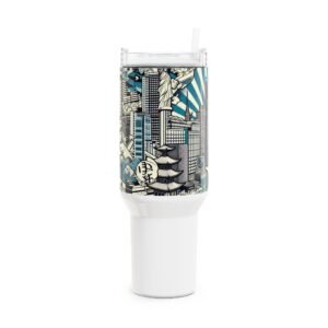 Stanley Tumbler | Comics and Anime Geek Drinkware | Colorful Cartoon Tumbler