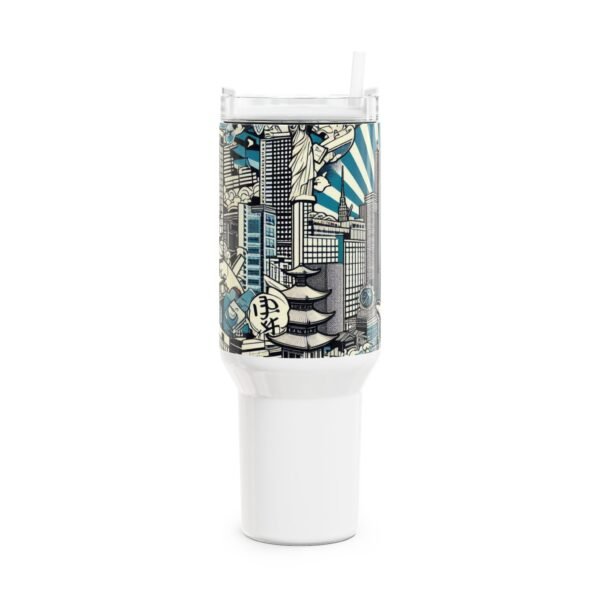 Stanley Tumbler | Comics and Anime Geek Drinkware | Colorful Cartoon Tumbler