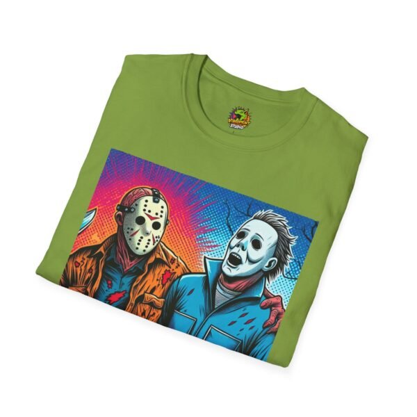 Jason Voorhees & Michael Myers Shirt | Funny Vintage Halloween Tee - Image 24