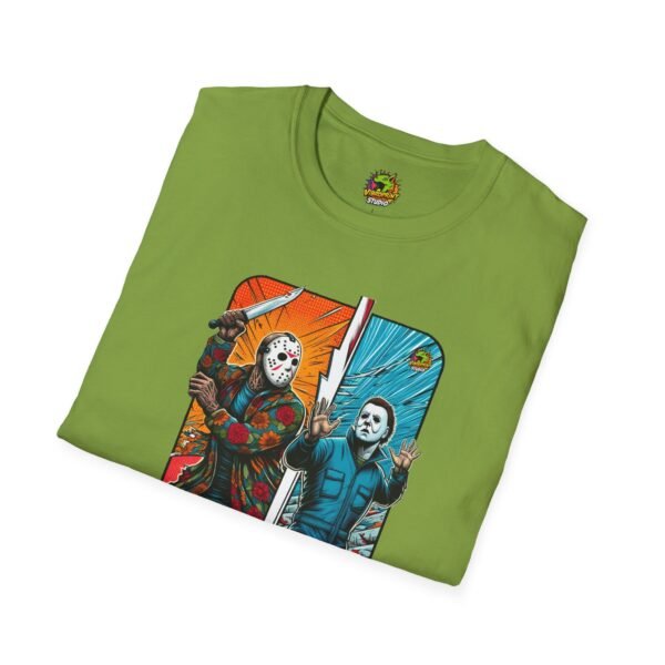 Jason Voorhees & Michael Myers Funny Horror Tee | Halloween Shirt - Image 24
