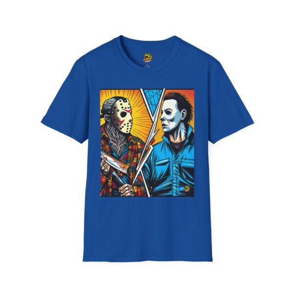 Jason & Michael Halloween Shirt | Funny Vintage Horror Tee - Image 41