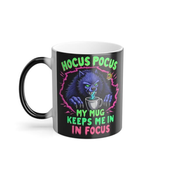 Hocus Pocus Mug | Heat Sensitive Magic Mug | Halloween Coffee Cup | Fall Color Changing Mug | Witchy Drinkware | Christmas Gift Idea - Image 3
