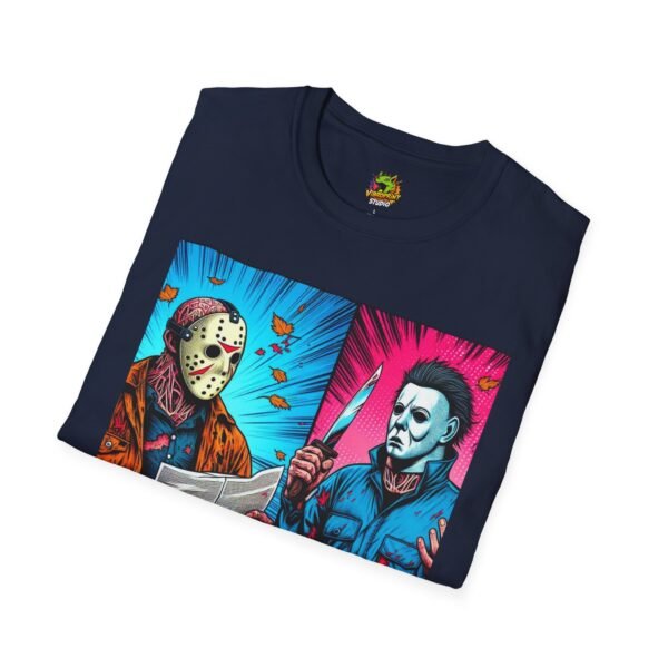 Michael Myers Vintage Tee | Jason Voorhees Funny Halloween Picnic Shirt - Image 52