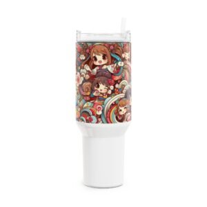 Stanley Tumbler | Comics Themed Tumbler | Colorful Geek Drinkware for Anime and Cartoon Fans
