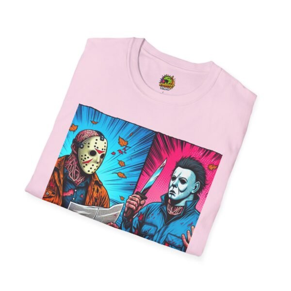 Michael Myers Vintage Tee | Jason Voorhees Funny Halloween Picnic Shirt - Image 60