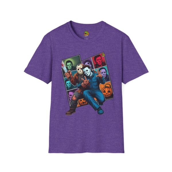 Jason Voorhees & Michael Myers Funny Shirt | Halloween Picnic Tee - Image 53