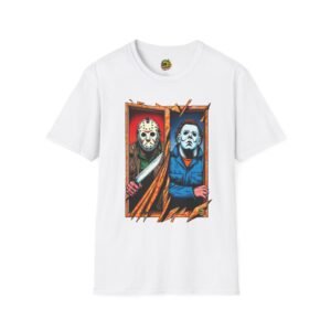 Michael Myers Vintage Tee | Jason Voorhees Funny Picnic Scene