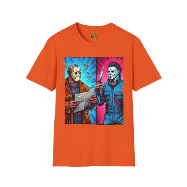 Michael Myers Vintage Tee | Jason Voorhees Funny Halloween Picnic Shirt - Image 17