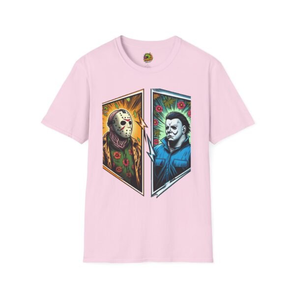Michael Myers Shirt | Jason Voorhees Funny Vintage Horror Tee - Image 57