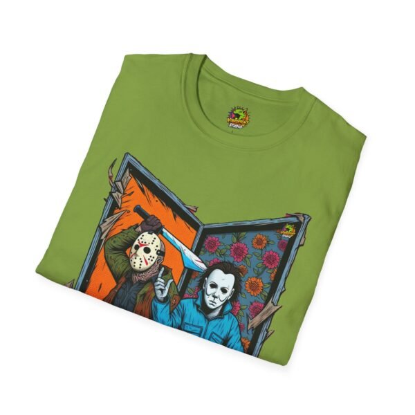 Jason Voorhees & Michael Myers T-Shirt | Funny Horror Tee - Image 24