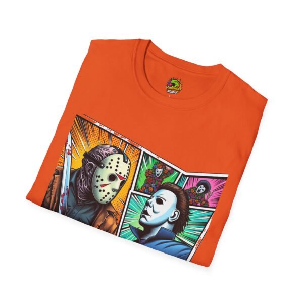 Jason Voorhees & Michael Myers Shirt | Funny Vintage Halloween Tee - Image 20