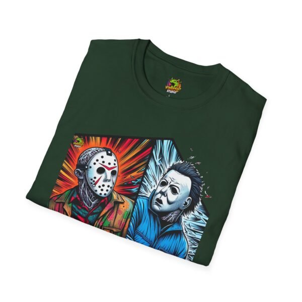 Funny Jason & Michael Myers Shirt | Halloween Horror T-Shirt - Image 32