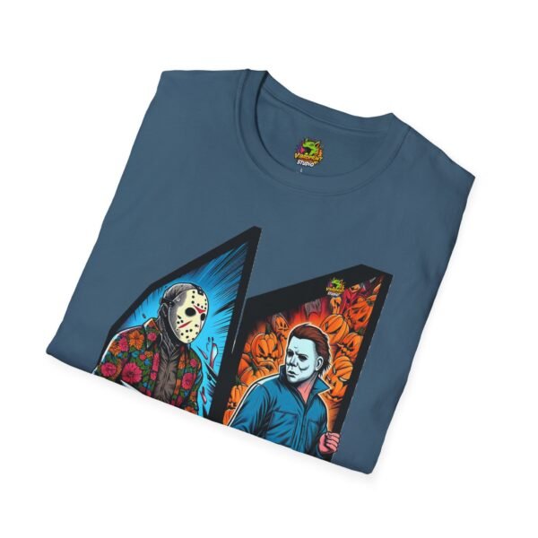 Jason Voorhees & Michael Myers Funny Halloween Shirt - Image 40