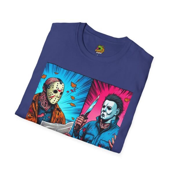 Michael Myers Vintage Tee | Jason Voorhees Funny Halloween Picnic Shirt - Image 48