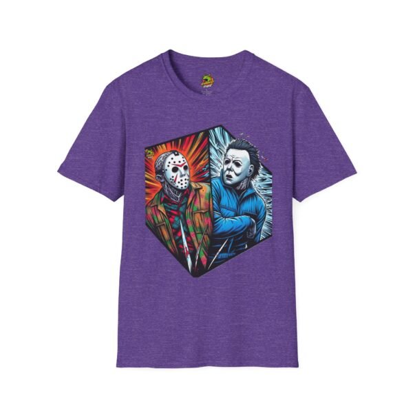 Funny Jason & Michael Myers Shirt | Halloween Horror T-Shirt - Image 53