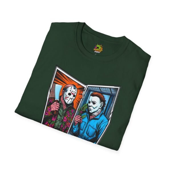 Jason Voorhees & Michael Myers Shirt | Funny Halloween Horror Tee - Image 32