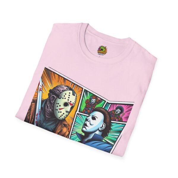 Jason Voorhees & Michael Myers Shirt | Funny Vintage Halloween Tee - Image 60