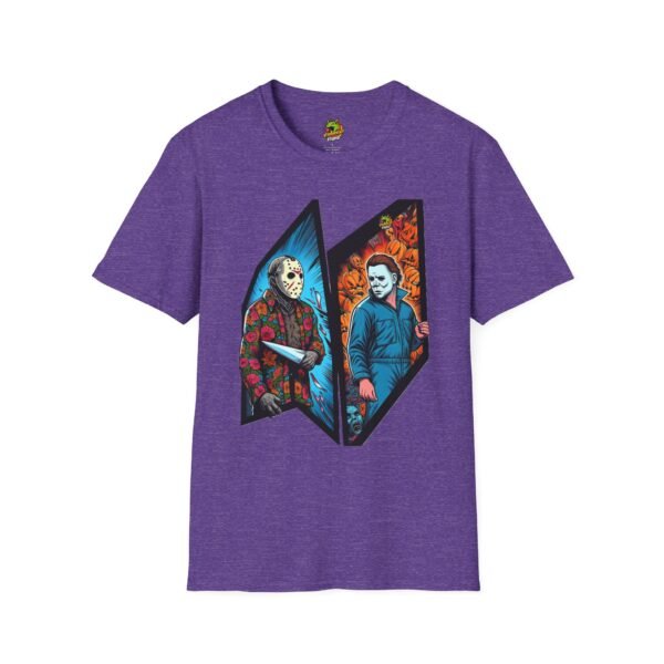 Jason Voorhees & Michael Myers Funny Halloween Shirt - Image 53