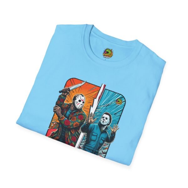 Jason Voorhees & Michael Myers Funny Horror Tee | Halloween Shirt - Image 36