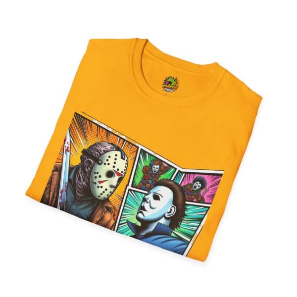 Jason Voorhees & Michael Myers Shirt | Funny Vintage Halloween Tee - Image 16