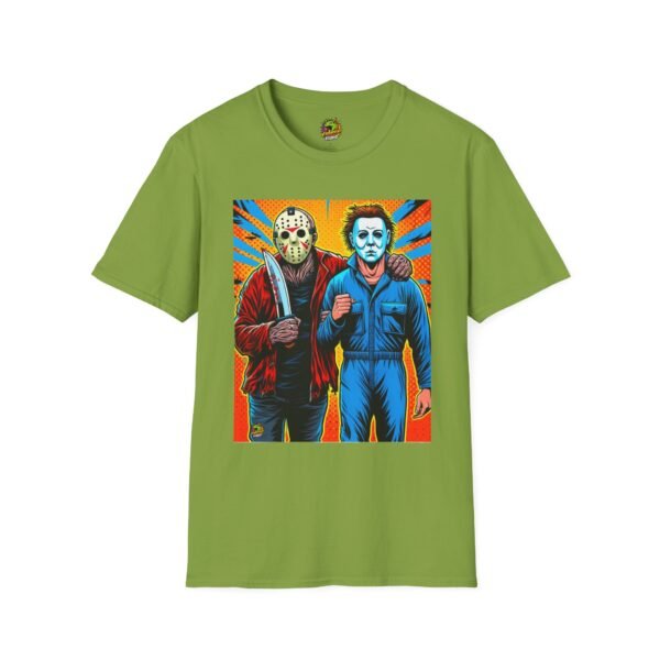 Jason Voorhees & Michael Myers Shirt | Funny Halloween Horror Tee - Image 21