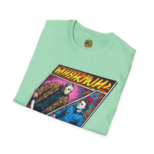 Michael Myers Funny Vintage Halloween Shirt | Horror Tee - Image 28