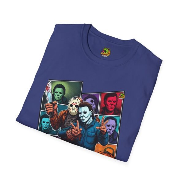 Jason Voorhees & Michael Myers Funny Shirt | Halloween Picnic Tee - Image 48