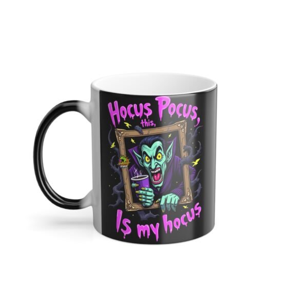 Hocus Pocus Mug | Color Changing Magic Mug | Heat Reveal Halloween Cup | Witchy Fall Drinkware | Christmas Gift Idea | Spooky Coffee Mug - Image 3