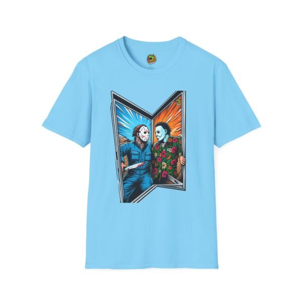Funny Michael Myers Shirt | Jason Voorhees and Michael Halloween Tee - Image 33