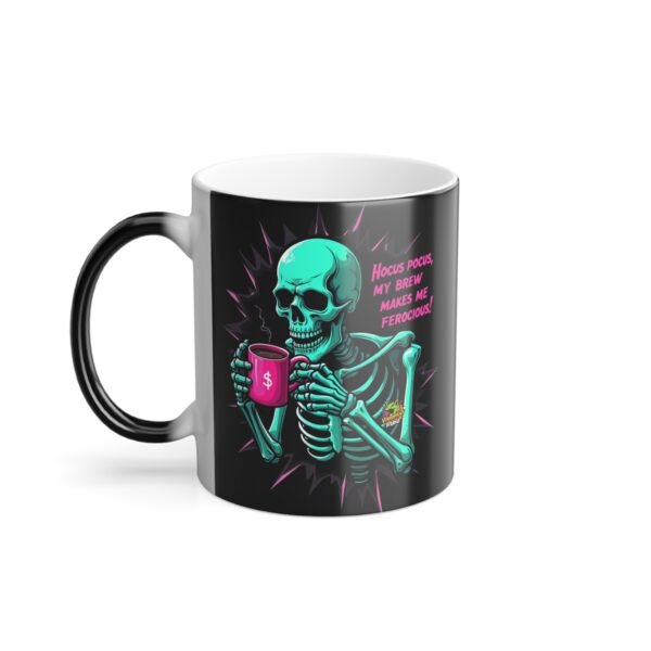 Hocus Pocus Mug | Witchy Color Changing Heat Reveal Mug | Spooky Halloween Coffee Cup | Fall Drinkware | Magical Christmas Gift Idea - Image 3