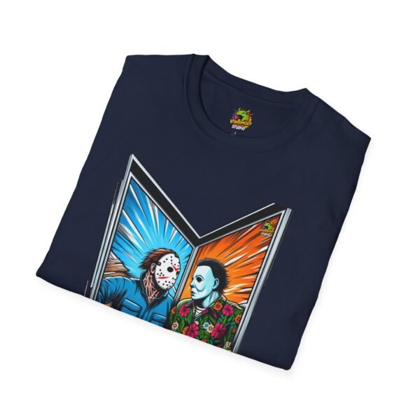 Funny Michael Myers Shirt | Jason Voorhees and Michael Halloween Tee - Image 52