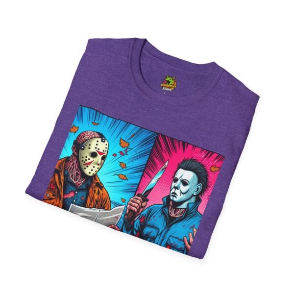 Michael Myers Vintage Tee | Jason Voorhees Funny Halloween Picnic Shirt - Image 56