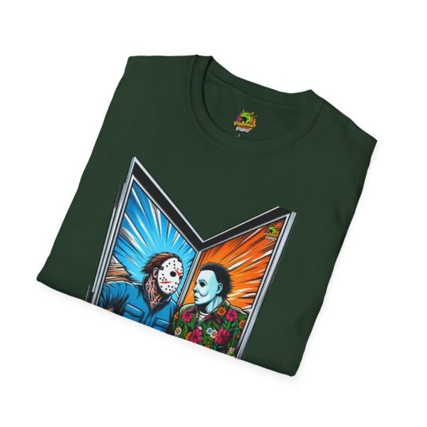 Funny Michael Myers Shirt | Jason Voorhees and Michael Halloween Tee - Image 32