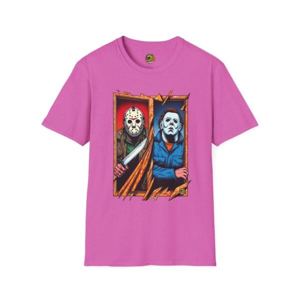 Michael Myers Vintage Tee | Jason Voorhees Funny Picnic Scene - Image 61