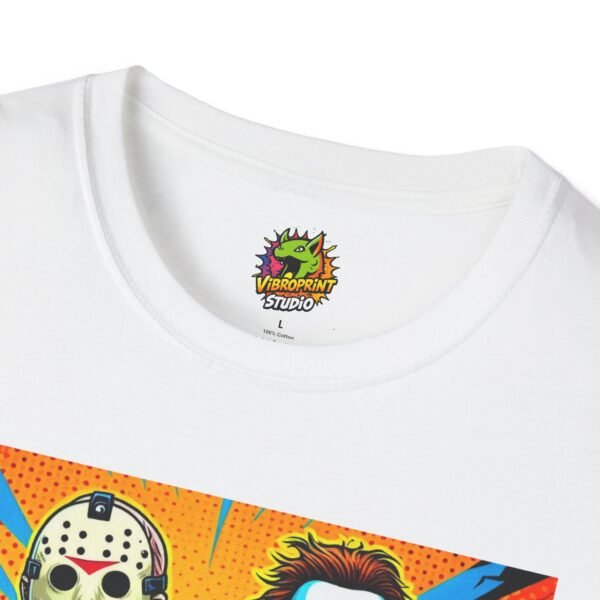 Jason Voorhees & Michael Myers Shirt | Funny Halloween Horror Tee - Image 3