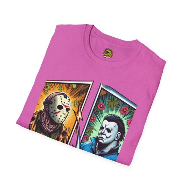 Michael Myers Shirt | Jason Voorhees Funny Vintage Horror Tee - Image 64