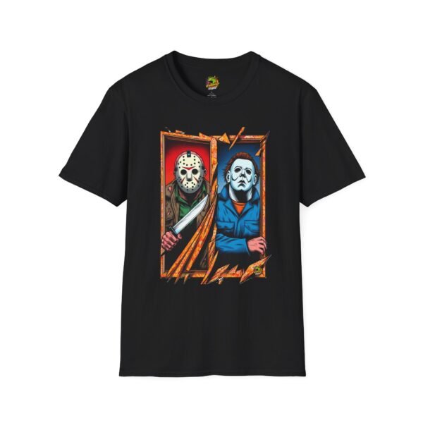 Michael Myers Vintage Tee | Jason Voorhees Funny Picnic Scene - Image 5