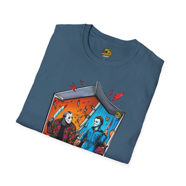 Michael Myers Shirt | Jason Voorhees Funny Picnic Halloween Tee - Image 40