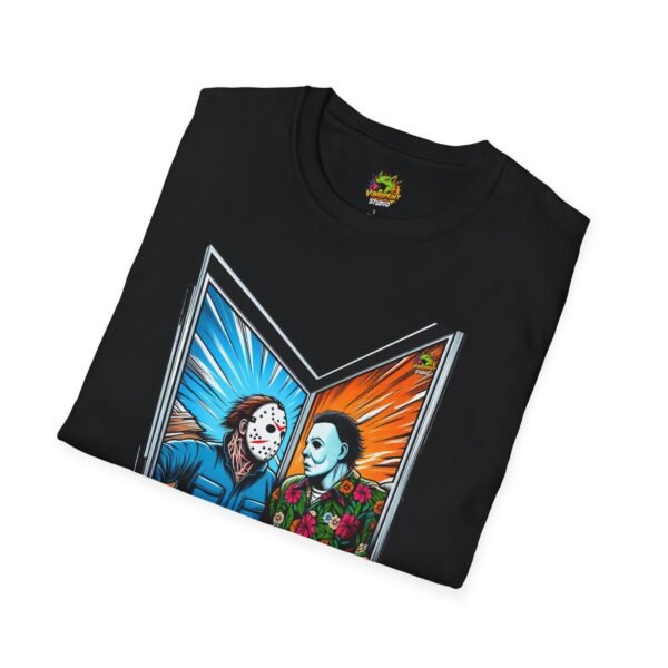 Funny Michael Myers Shirt | Jason Voorhees and Michael Halloween Tee - Image 8