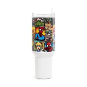 Stanley Tumbler | Colorful Geek Drinkware for Anime and Comics Fans | Cartoon Tumbler
