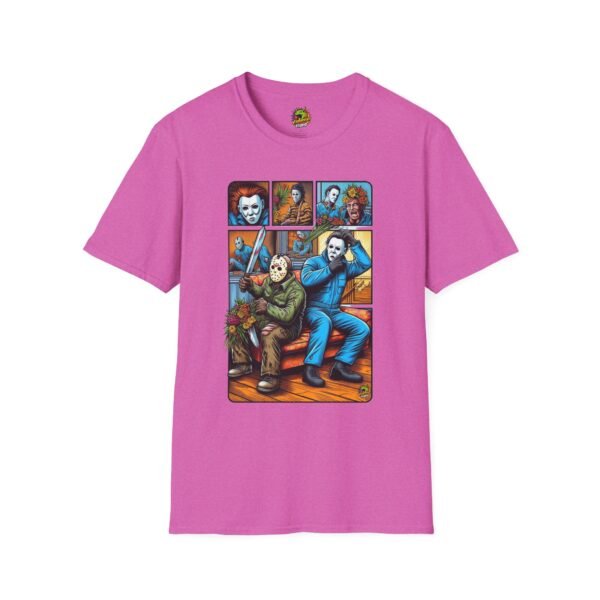 Jason Voorhees & Michael Myers Funny Shirt | Halloween Horror Tee - Image 61