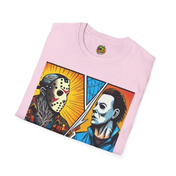Jason & Michael Halloween Shirt | Funny Vintage Horror Tee - Image 60